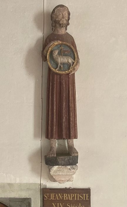 statue : saint Jean-Baptiste - © Ministère de la Culture (France), Conservation des antiquités et des objets de loire-Atlantique – Tous droits réservés 