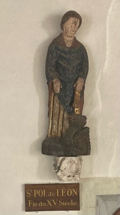 statue : saint Pol de Léon - © Ministère de la Culture (France), Conservation des antiquités et des objets de loire-Atlantique – Tous droits réservés 