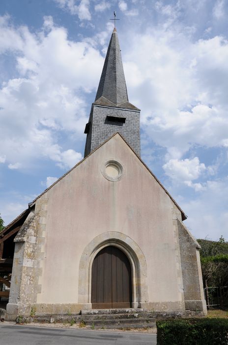 Eglise Saint-Sulpice : Façade occidentale, vue générale