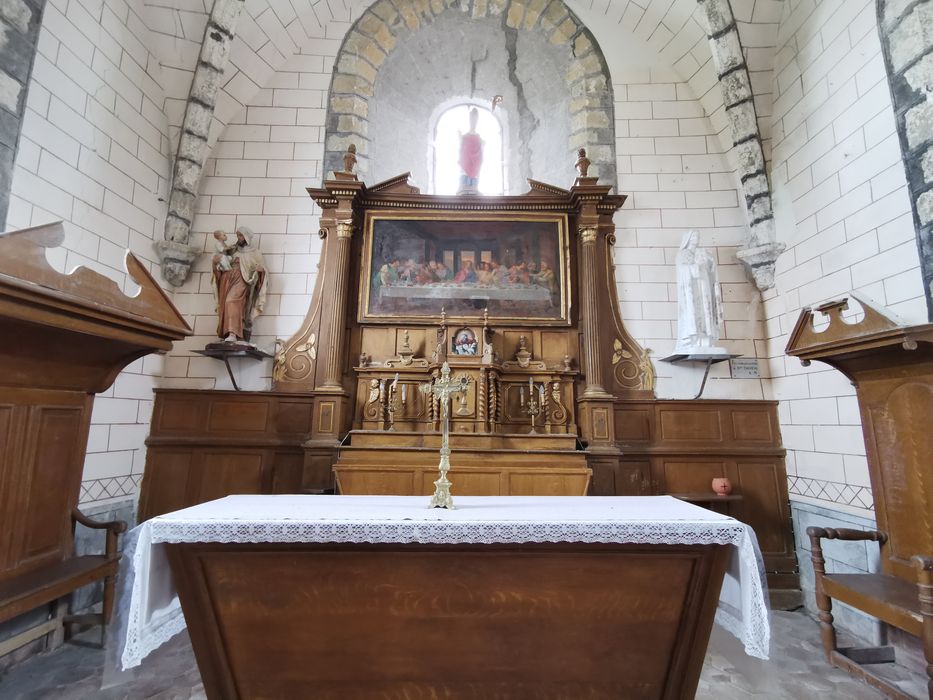 retable, tabernacle, tableau : Cène (la)