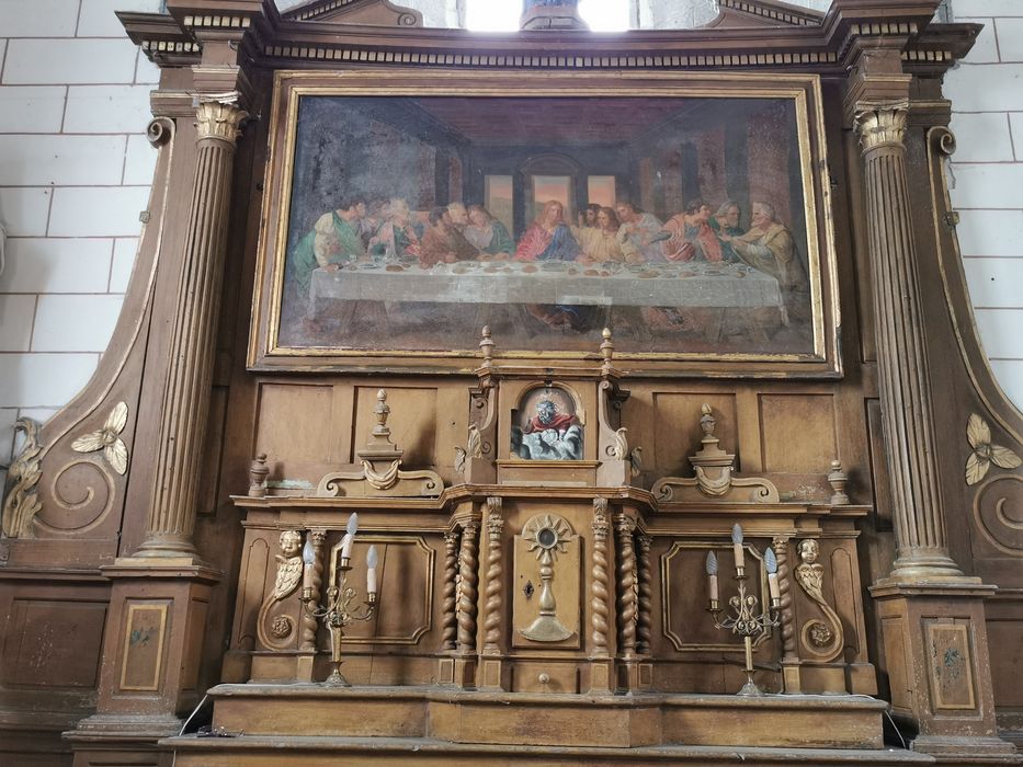 retable, tabernacle, tableau : Cène (la)