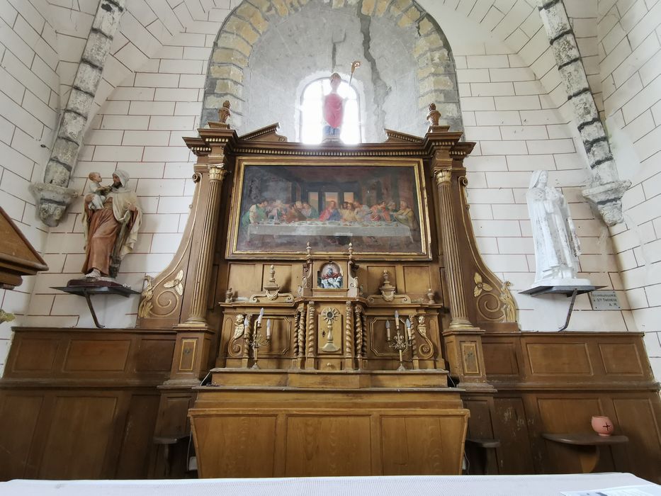 retable, tabernacle, tableau : Cène (la)