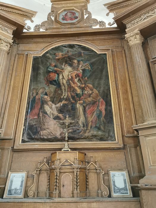 retable, tableau : Déposition de croix (la)