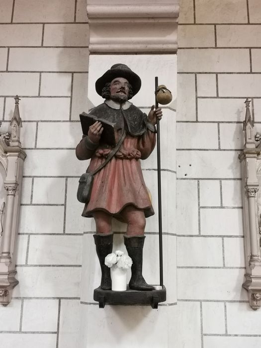 statue : Pélerin - © Ministère de la Culture (France), Conservation des antiquités et des objets d’art du Loiret – Tous droits réservés