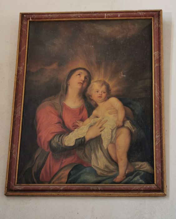 tableau : Vierge à l'Enfant - © Ministère de la Culture (France), Conservation des antiquités et des objets d’art du Loiret – Tous droits réservés 