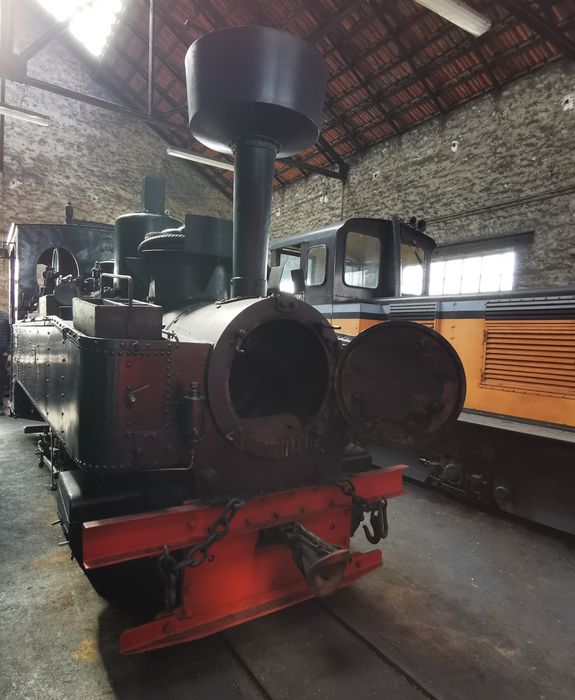 locomotive à vapeur : locomotive-tender Henschel, type DFB à voie inférieure à 1mètre, 040 T 2836 (?), MTP 4