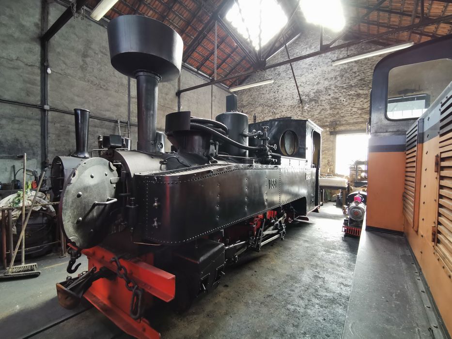 locomotive à vapeur : locomotive-tender Henschel, type DFB à voie inférieure à 1mètre, 040 T 2836 (?), MTP 4 - © Ministère de la Culture (France), Conservation des antiquités et des objets d’art du Loiret – Tous droits réservés