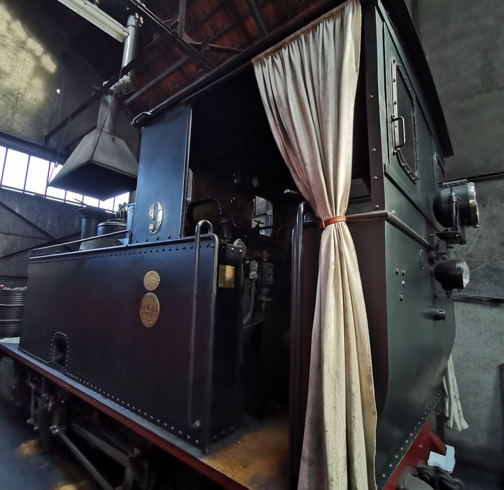 locomotive à vapeur : locomotive-tender La Meuse, dite Les Fontenelles, à voie inférieure à 1 mètre, 130 T 3931, MTP 9 - © Ministère de la Culture (France), Conservation des antiquités et des objets d’art du Loiret – Tous droits réservés 