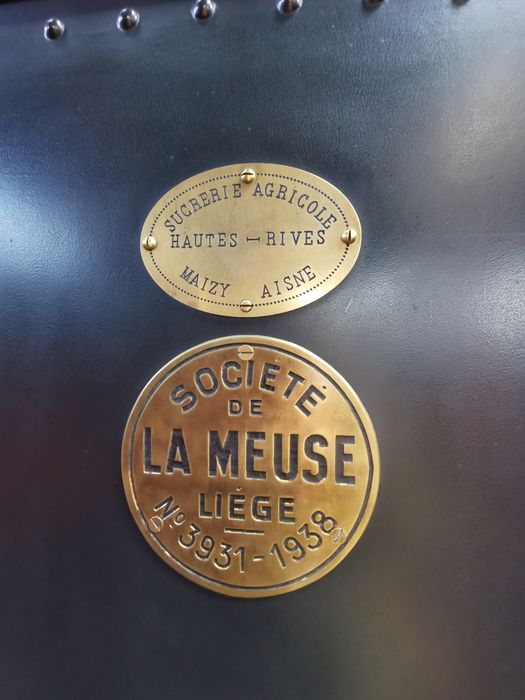 locomotive à vapeur : locomotive-tender La Meuse, dite Les Fontenelles, à voie inférieure à 1 mètre, 130 T 3931, MTP 9, détail - © Ministère de la Culture (France), Conservation des antiquités et des objets d’art du Loiret – Tous droits réservés 