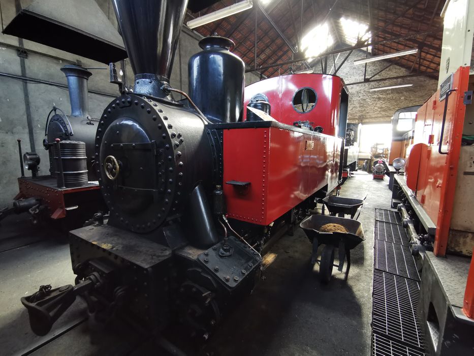 locomotive à vapeur : locomotive-tender Decauville, dite La Martroy, à voie inférieure à 1 mètre, 031 T 360, MTP 10 - © Ministère de la Culture (France), Conservation des antiquités et des objets d’art du Loiret – Tous droits réservés