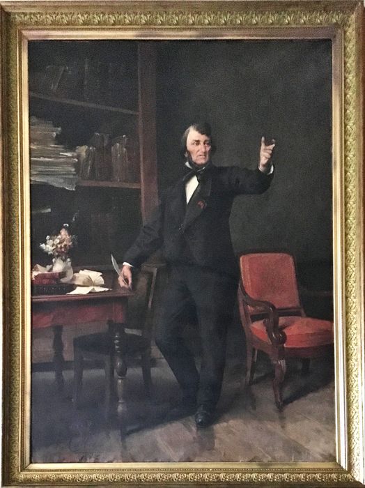 tableau : Portrait en pied de Jacques Boé, dit Jasmin - © Ministère de la Culture (France), Conservation des antiquités et des objets d’art du Lot-et-Garonne – Tous droits réservés 
