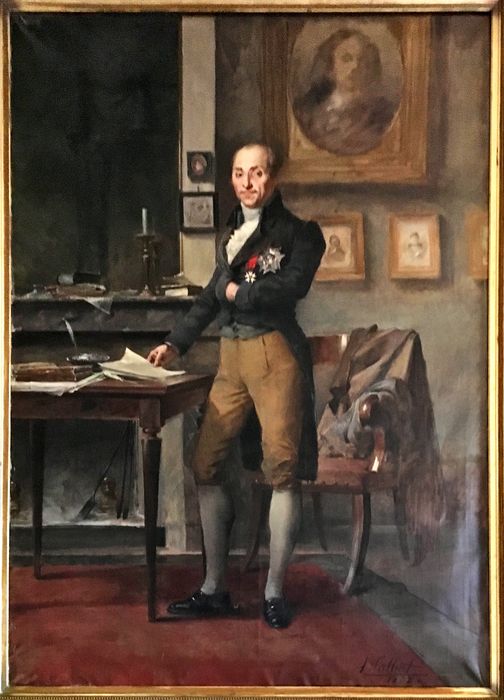 tableau : Portrait en pied de Bernard-Germain-Etienne de Laville-sur-Illon, comte de Lacépède - © Ministère de la Culture (France), Conservation des antiquités et des objets d’art du Lot-et-Garonne – Tous droits réservés 