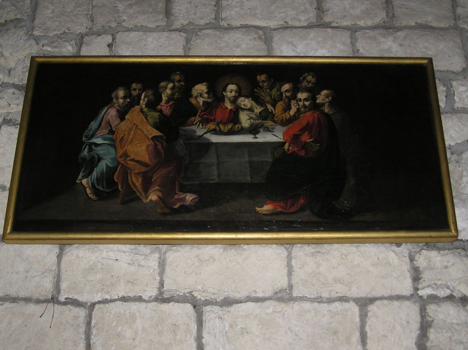 tableau : Cène (la) - © Ministère de la Culture (France), Conservation des antiquités et des objets d’art du Lot-et-Garonne – Tous droits réservés