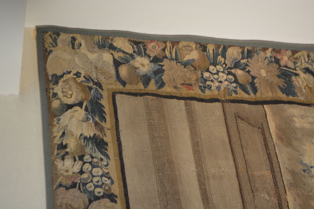 tenture d’Aubusson Scènes de l’histoire d’Achille : Éducation d'Achille (l’), détail