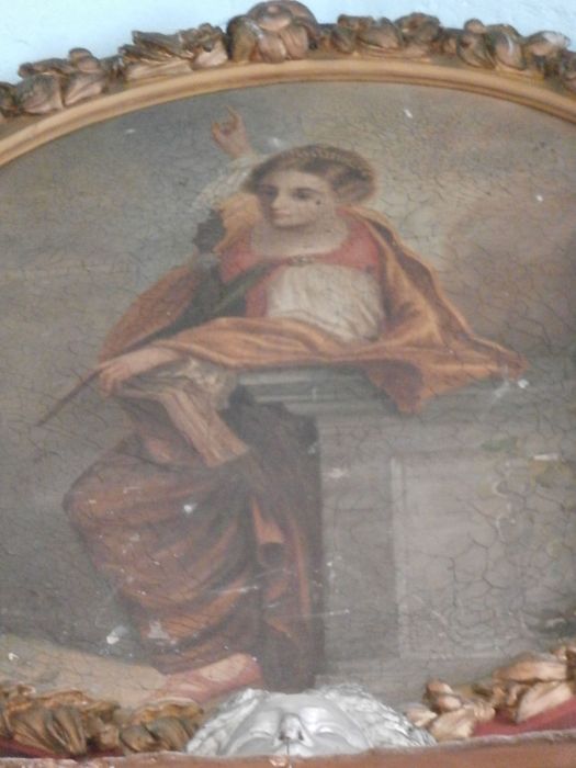 tableau du maître-autel : Sainte martyre