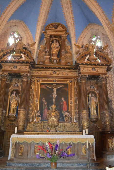 maître-autel, retable, tableau : Crucifixion (la) - © Ministère de la Culture (France), Conservation des antiquités et des objets d’art du Lot-et-Garonne – Tous droits réservés 