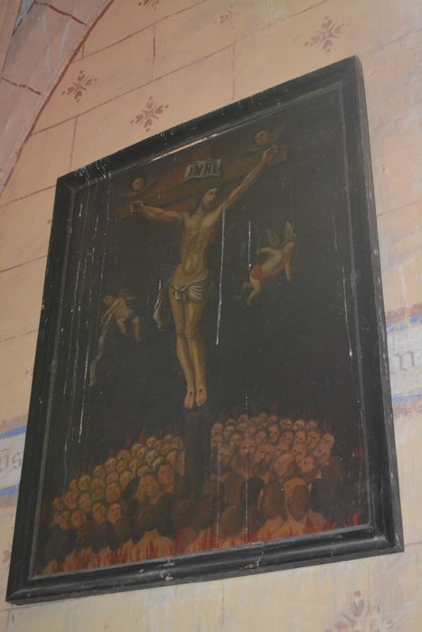 tableau : Crucifixion - © Ministère de la Culture (France), Conservation des antiquités et des objets d’art du Lot-et-Garonne – Tous droits réservés 