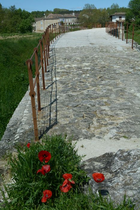 vue partielle du tablier du pont