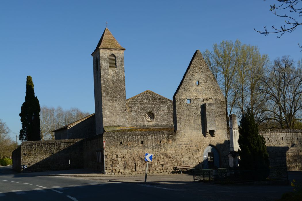 façade ouest, vue partielle