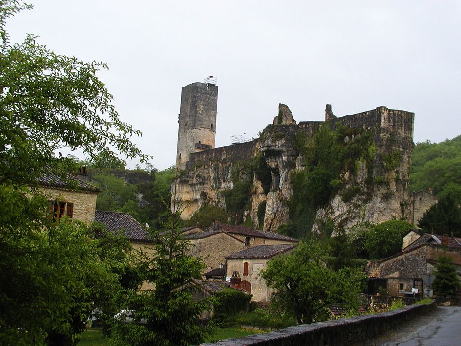 vue générale du château dans son environnement