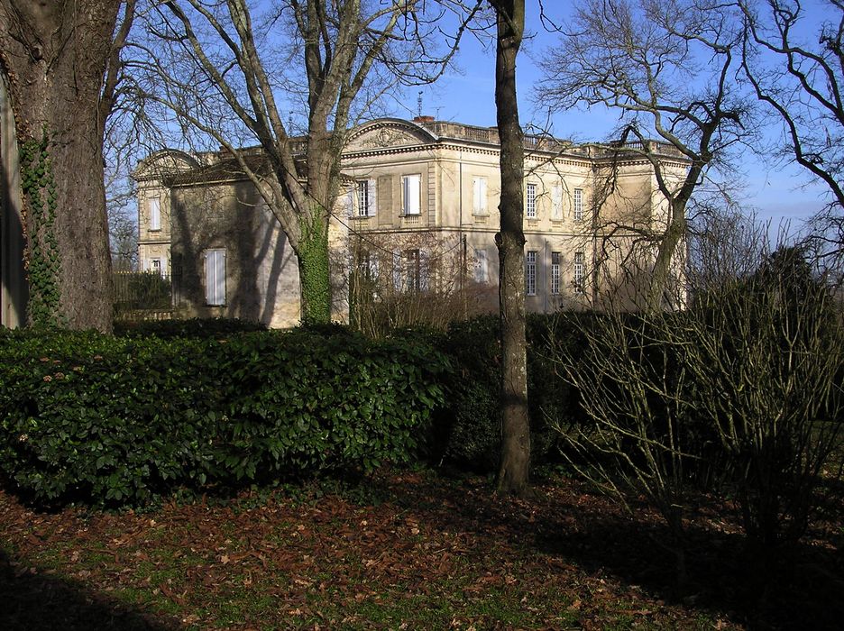 vue partielle du château depuis le Sud-Est