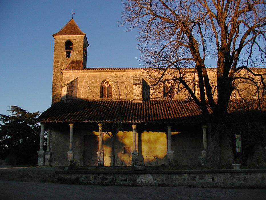 façade latérale sud, vue partielle