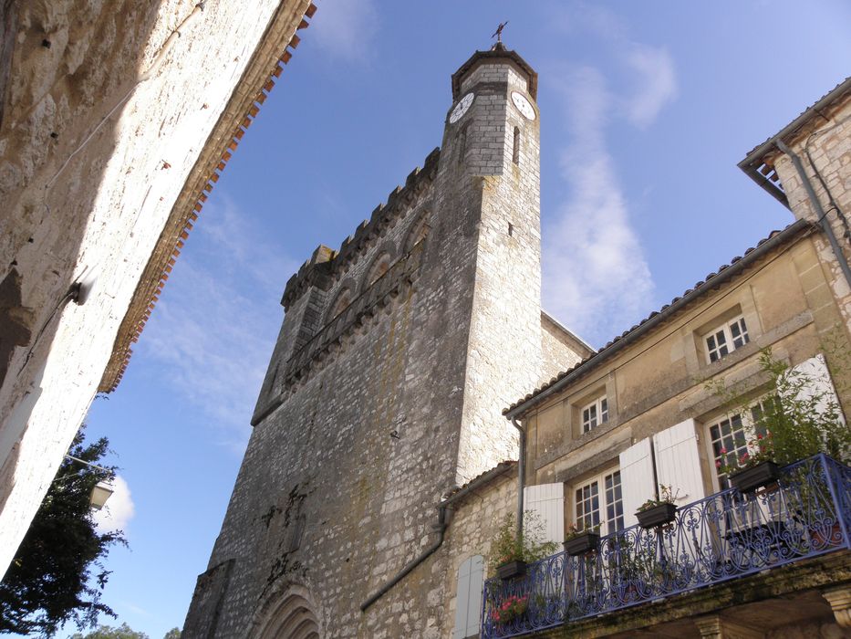 façade ouest, vue partielle