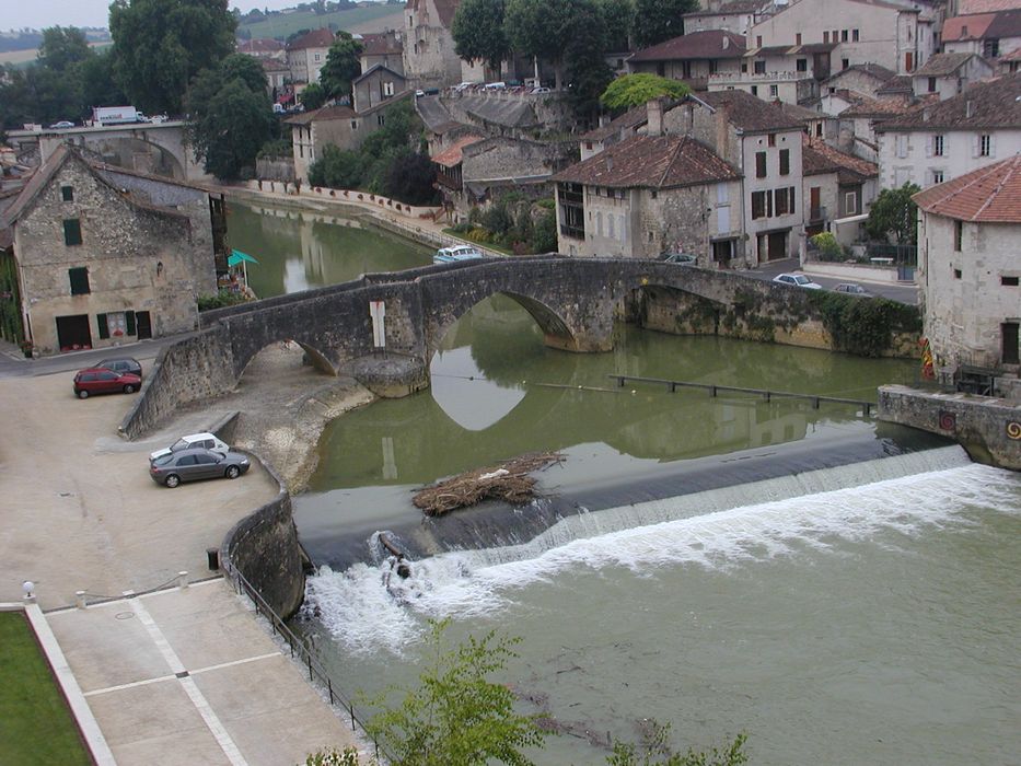 vue générale du pont depuis l’aval