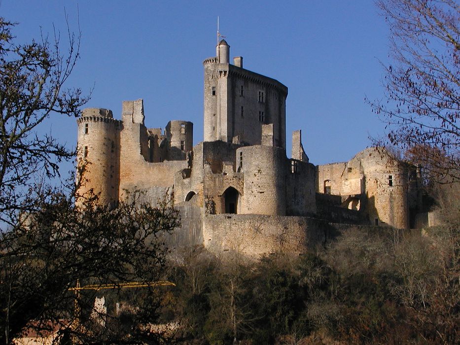 vue générale du château depuis le Sud-Est