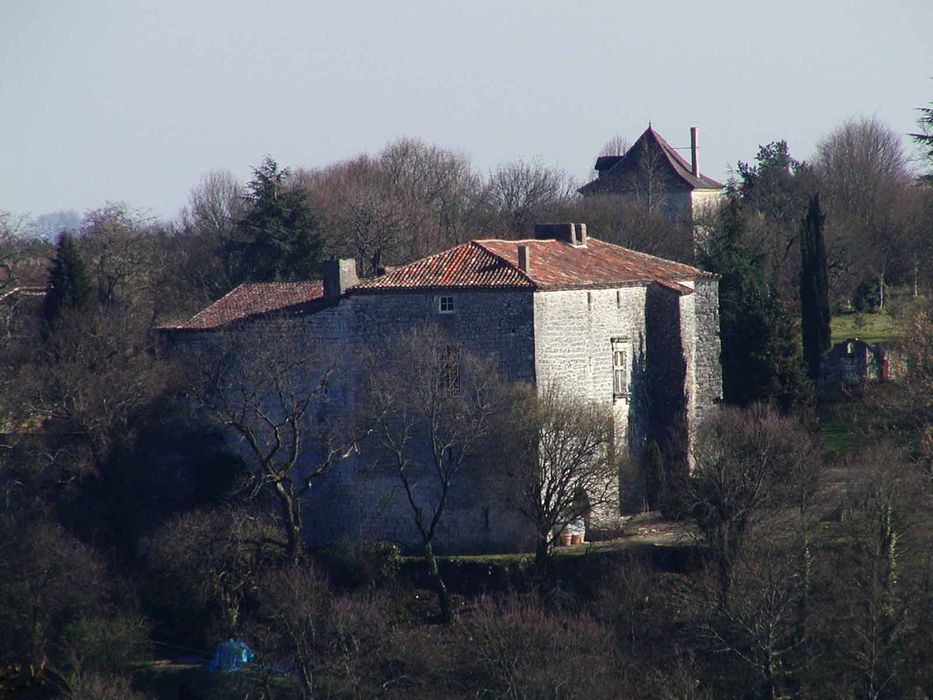 vue générale du château dans son environnement