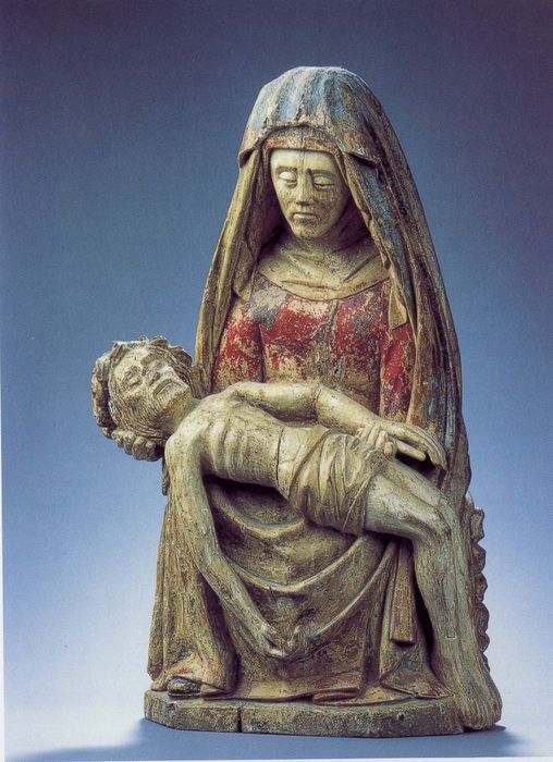 groupe sculpté : Vierge de Pitié