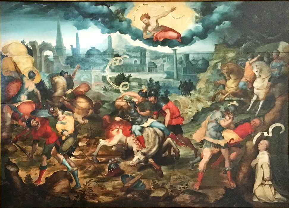 tableau : Conversion de saint Paul, vue partielle