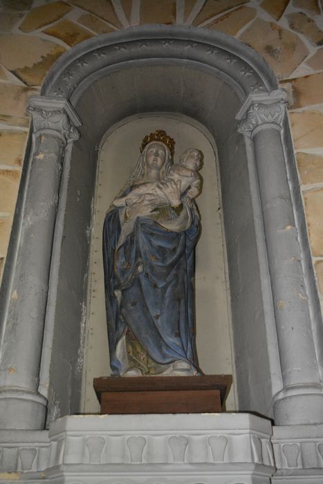 statue : Vierge à l'Enfant - © Ministère de la Culture (France), Conservation des antiquités et des objets d’art du Lot-et-Garonne – Tous droits réservés 
