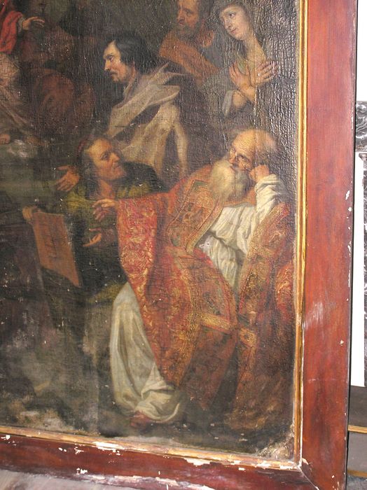 tableau : Jésus parmi les docteurs, détail