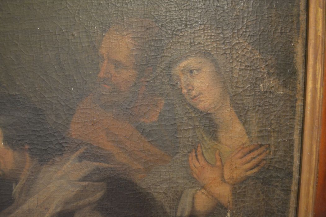 tableau : Jésus parmi les docteurs, détail