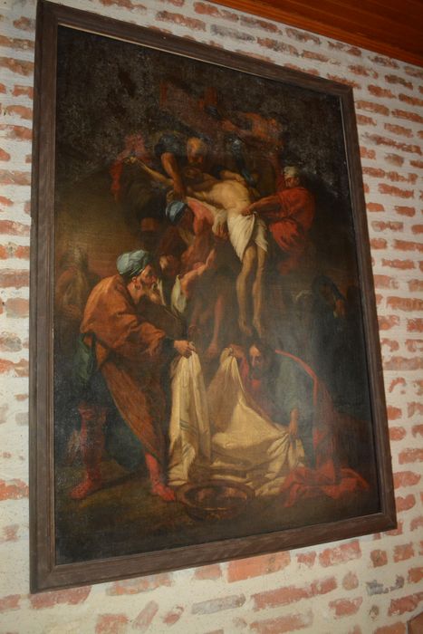 tableau : Descente de Croix - © Ministère de la Culture (France), Conservation des antiquités et des objets d’art du Lot-et-Garonne – Tous droits réservés 