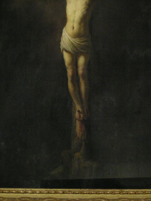 tableau : Christ en croix (le), détail