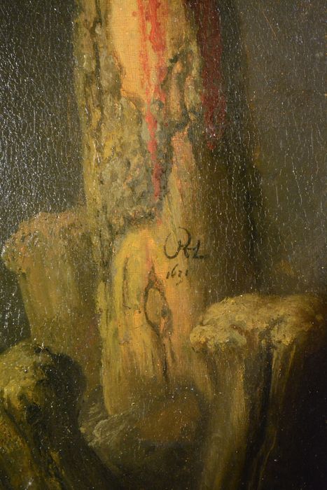 tableau : Christ en croix (le), détail