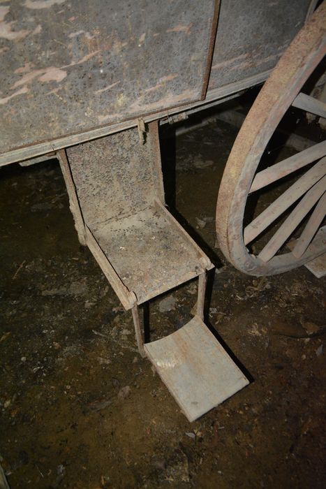 voiture hippomobile de type Brisca 1830, détail