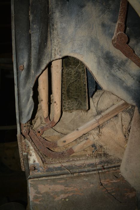 voiture hippomobile de type Brisca 1830, détail