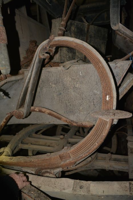 voiture hippomobile de type Brisca 1830, détail