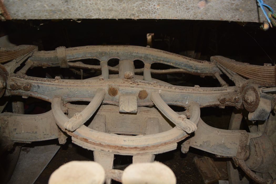 voiture hippomobile de type Brisca 1830, détail