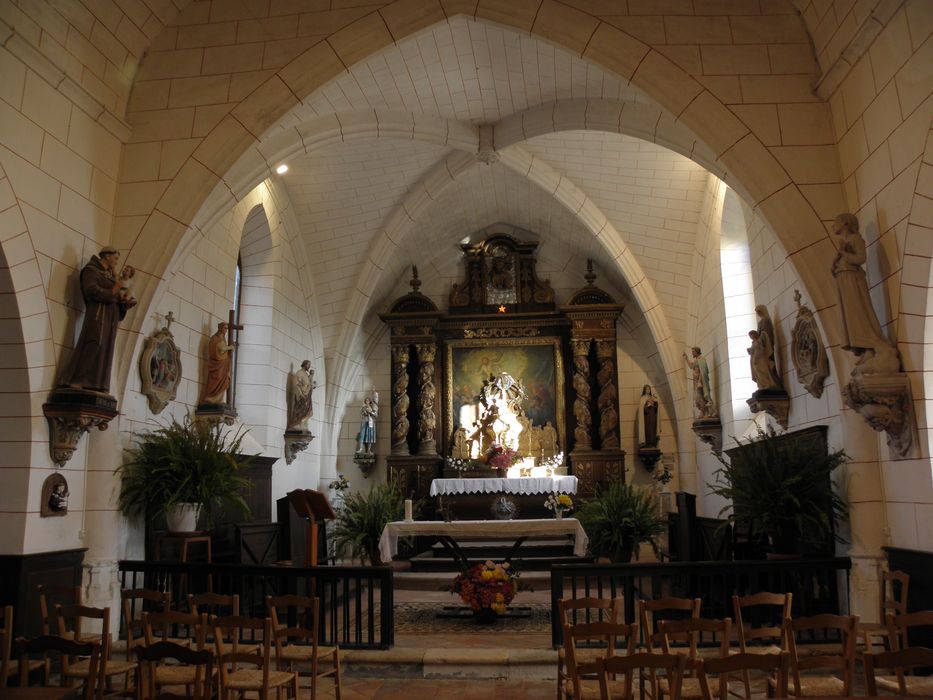 maître-autel, retable, tableau : Résurrection du Christ