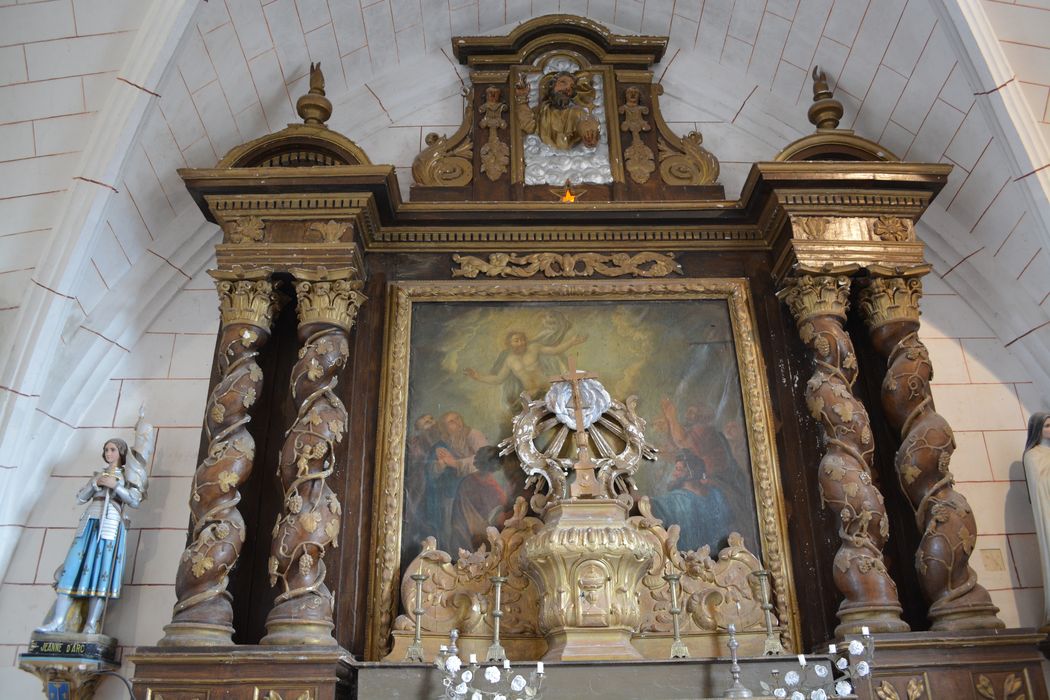 retable du maître-autel, tableau : Résurrection du Christ