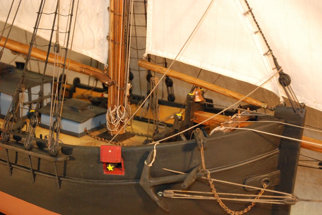 maquette, ex-voto : Bonne Aimée, détail
