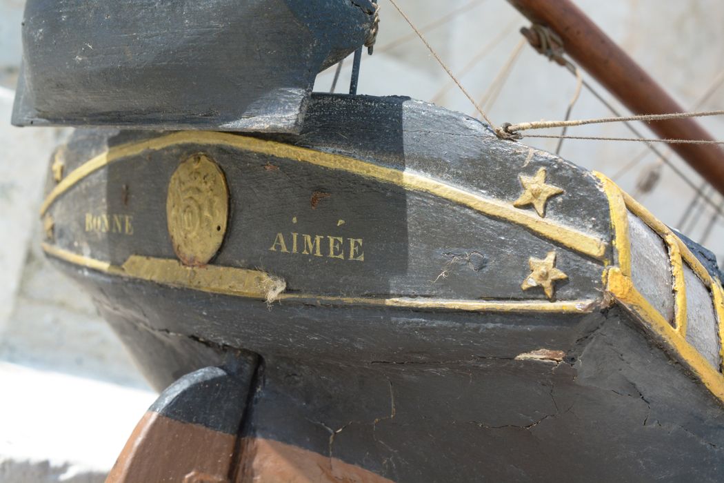maquette, ex-voto : Bonne Aimée, détail