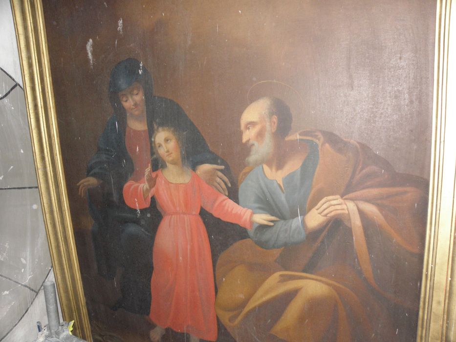 tableau : Sainte Famille, vue partielle