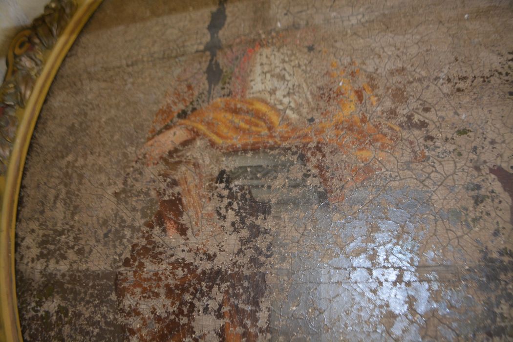 tableau : Sainte martyre, détail