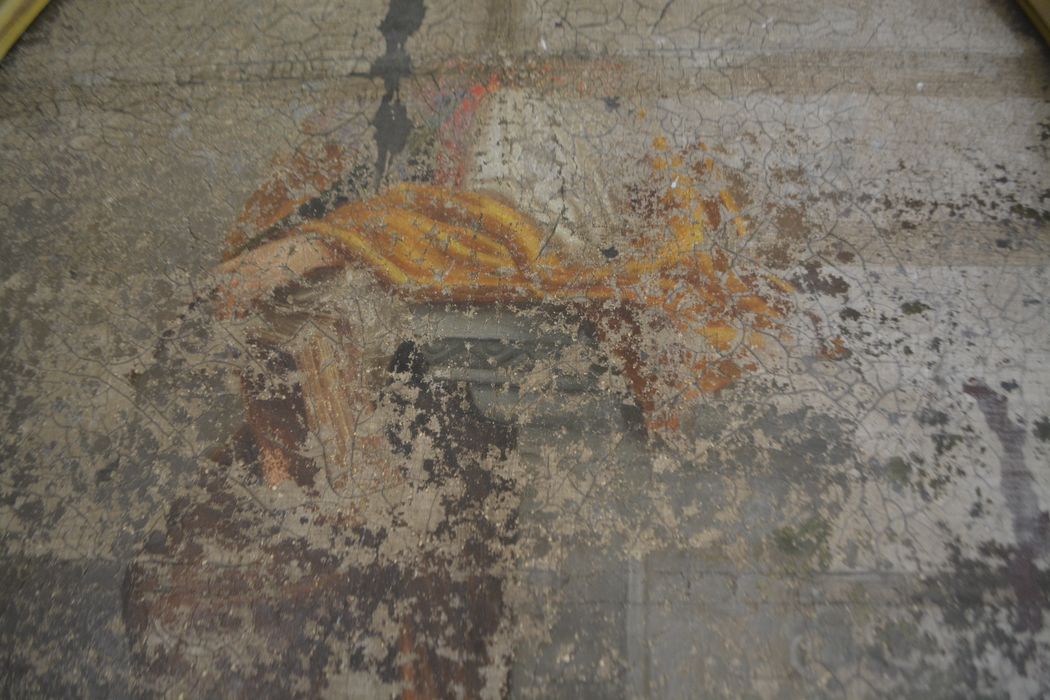 tableau : Sainte martyre, détail