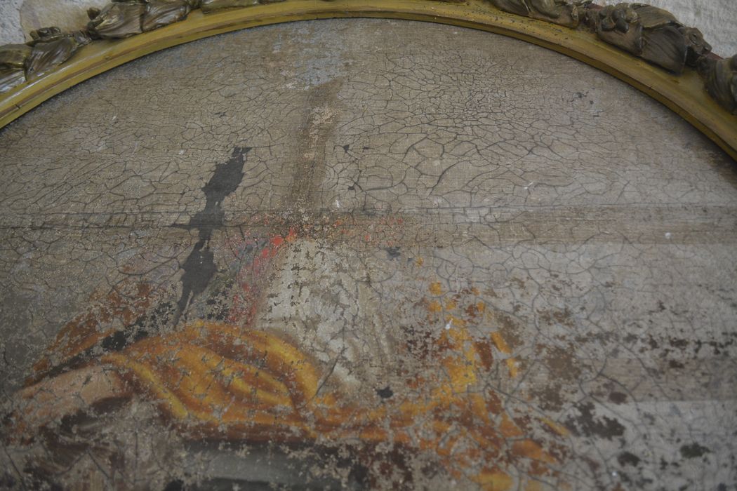 tableau : Sainte martyre, détail